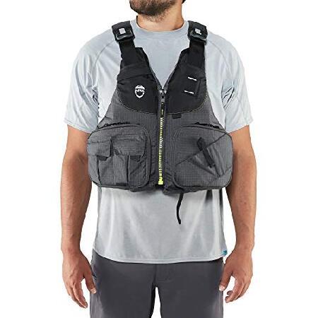 NRS Raku Fishing ライフジャケット (PFD)-チャコール-XS/Mの画像