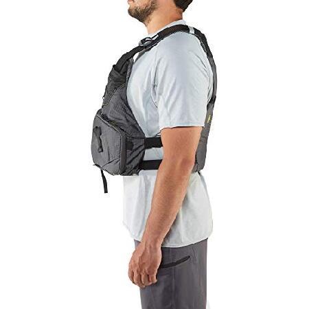 NRS Raku Fishing ライフジャケット (PFD)-チャコール-XS/Mの画像