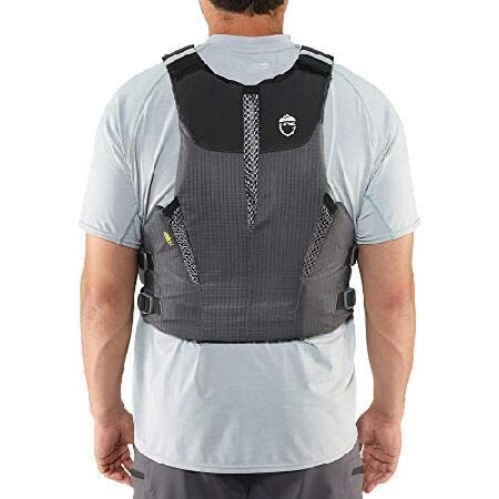NRS Raku Fishing ライフジャケット (PFD)-チャコール-XS/Mの画像