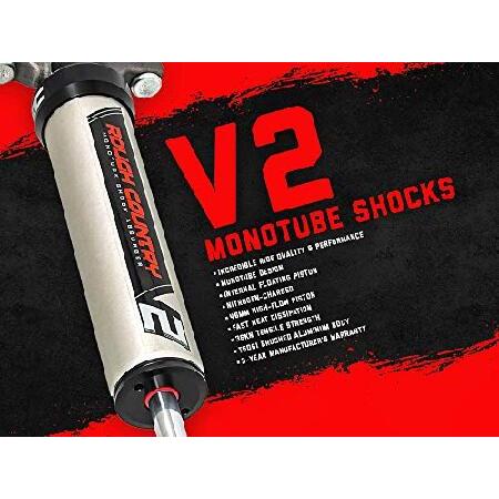 Rough Country 4.5-7.5インチ V2 モノチューブリアショック 17-22スーパーデューティー用 -760805_Bの画像