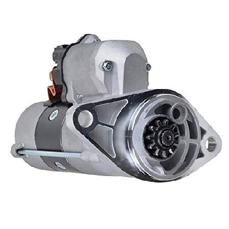 RAREELECTRICAL New 12V CCW Starter Compatible with Isuzu 4Hk1 173Hp 428080-5863 428000-5861 8-98088-669-2の画像