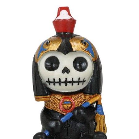 Ebros エジプト フリンボーン ホルス・ラー・ファルコン・バード神 フレア 置物 スモール 高さ3.75インチ ふわふわの骨 スケルトン 装飾 エジプトの神と女神_2