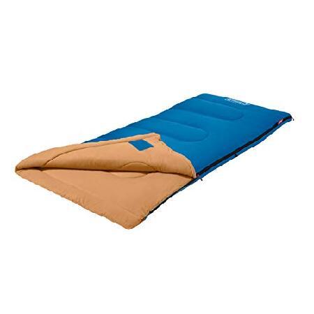 Coleman (コールマン) Brazos (ブラゾス) 寒冷地用寝袋 -2°F軽量 キャンプ用寝袋 大人用 引っかからないファスナー スタッフサック付き 洗濯機洗い可