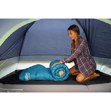 Coleman (コールマン) Brazos (ブラゾス) 寒冷地用寝袋 -2°F軽量 キャンプ用寝袋 大人用 引っかからないファスナー スタッフサック付き 洗濯機洗い可