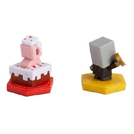 MINECRAFT Earth BOOST MINI FIGURES 2-PACK NFC-Chip Toys, Earth Augmented Reality Mobile Game, Based on Minecraft Video Game, Great for Playing, Tradinの画像