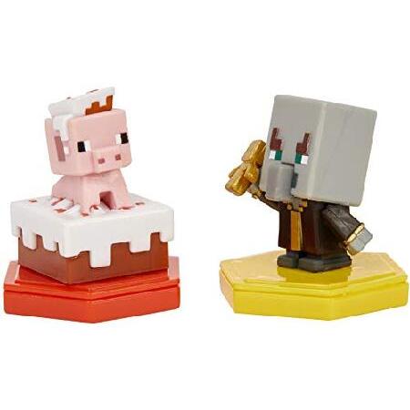 MINECRAFT Earth BOOST MINI FIGURES 2-PACK NFC-Chip Toys, Earth Augmented Reality Mobile Game, Based on Minecraft Video Game, Great for Playing, Tradinの画像