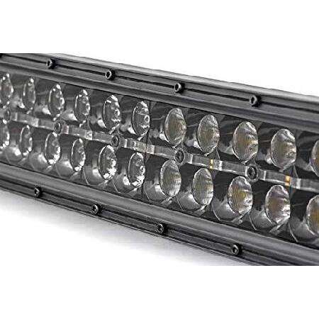 Rough Country 30.5 cm ブラックシリーズ デュアルロウ CREE LEDライトバー | ホワイト DRL - 70912BD_2