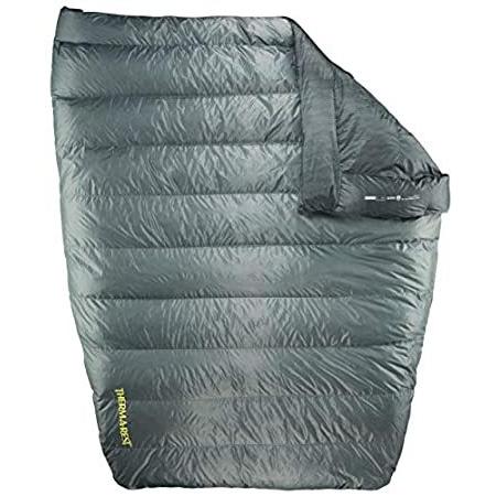 Therm-a-Rest Vela 2-Person Puffy Down Camping Quilt, 20 Degree, Storm, Full｜awa-outdoor