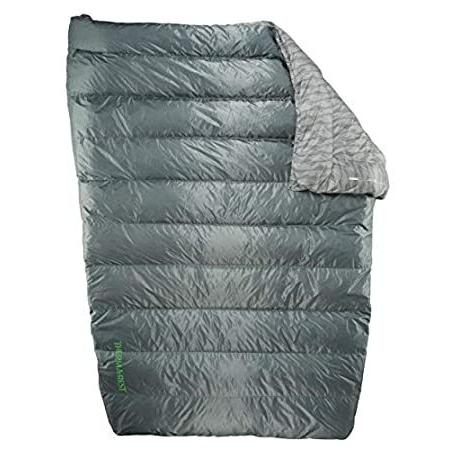 Therm-a-Rest Vela 2-Person Puffy Down Camping Quilt, 32 Degree, Storm, Full｜awa-outdoor