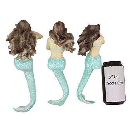 Ebros Capiz Ocean See Hear Speak No Evil Mermaid Sirens Shelf Sitter Figurines 23.5cm トール 航海 ファンタジー マーメイド 海のサイレンオブザシー コレ_3