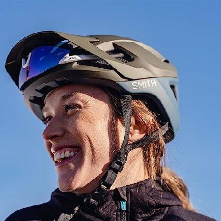 SMITH Ruckus サングラス - シールドレンズ パフォーマンス スポーツサングラス ランニング サイクリング MTBなどに - 男女兼用 - マットホワイト + バイオレッの画像
