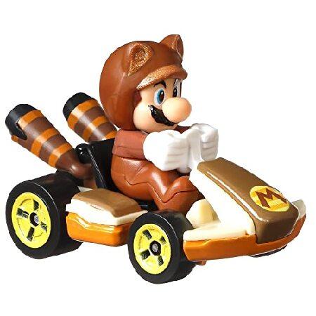 ホットウィール マリオカート 【狸】 ルイージ ノコノコ クッパ ピーチ姫 ミニカー TANOOKI MARIO_2