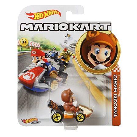 ホットウィール マリオカート 【狸】 ルイージ ノコノコ クッパ ピーチ姫 ミニカー TANOOKI MARIO_3