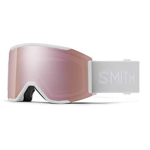 Smith Optics Squad MAGスノーゴーグル ホワイト ChromaPop エブリデイローズゴールドミラー