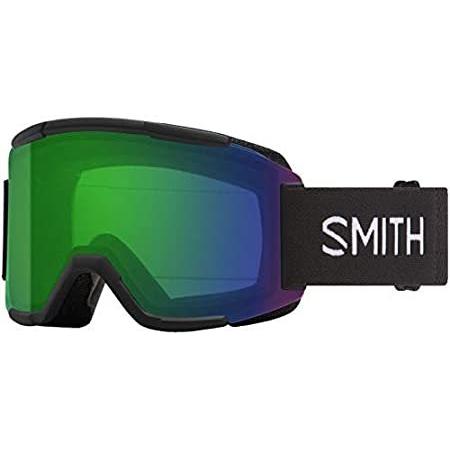 Smith Squad スノーゴーグル ブラック/クロマポップ エブリデイグリーンミラー