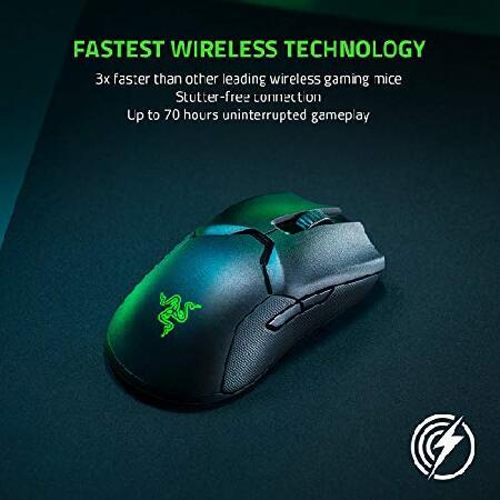 Razer Viper Ultimate Lightweight Wireless Gaming Mouse: Fastest Gaming Switches - 20K DPI Optical Sensor - Chroma Lighting - 8 Programmable Buttons -_2