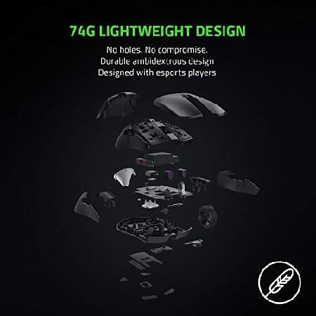 Razer Viper Ultimate Lightweight Wireless Gaming Mouse: Fastest Gaming Switches - 20K DPI Optical Sensor - Chroma Lighting - 8 Programmable Buttons -_4