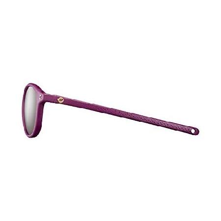 Julbo Flash Youth Sunglasses， Plum/Dark Gray Frame - Spectron 3 Smoke Lens w/Silver Mirror_2