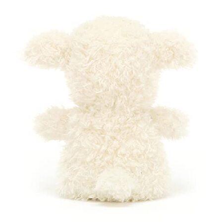 Jellycat リトルラム ぬいぐるみ 7インチ | 羊と羊のぬいぐるみ | クラシックな子供用ギフト