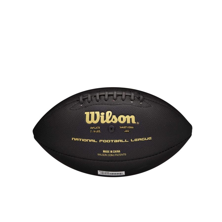 Wilson NFL スーパーグリップフットボール ブラック/ゴールド ジュニア 9~12歳 (WTF1790ID)｜awa-outdoor｜02