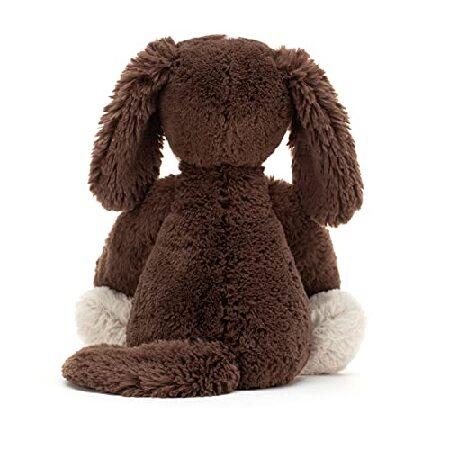ぬいぐるみ  Medium Bashful Fudge Puppy Jellycat Bashful Fudge Puppy Dog Stuffed Animal, Medium : AWA