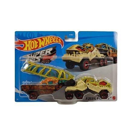 Mattel ホットウィール スーパーリグ 化石貨物車付属の画像