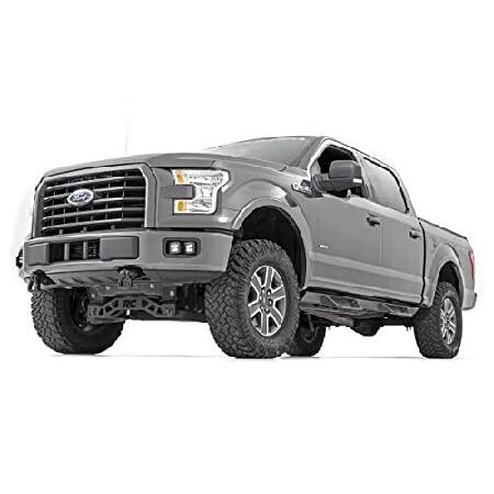 Rough Country LED Black Series Flood Fog Light Kit for 15-17 Ford F-150-70833_4