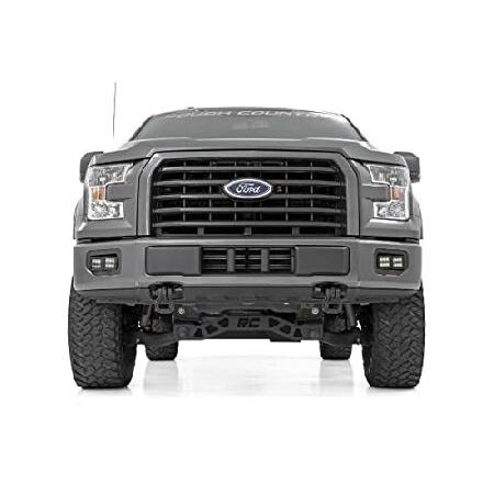 Rough Country LED Black Series Flood Fog Light Kit for 15-17 Ford F-150-70833_5