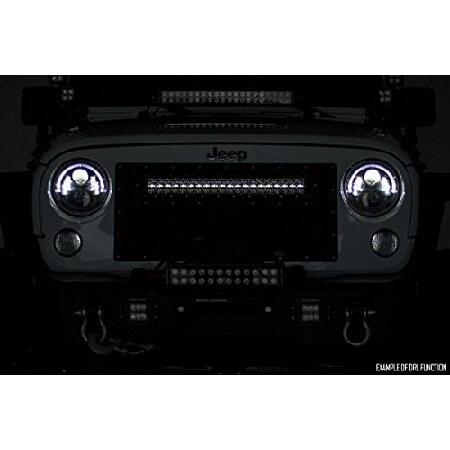 Rough Country 76.2 cm 2列カーブLEDライトバー ホワイトDRL - 300W、27000ルーメン CREE LED、スポットフラッドコンボビーム オフロードトラック、ジープ、UTV_2