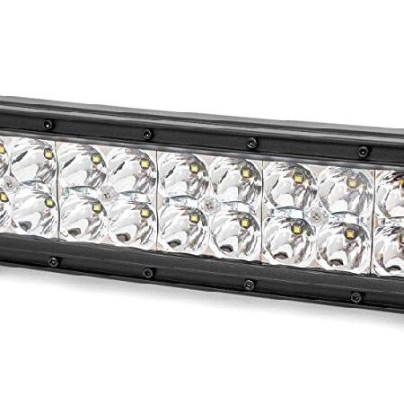 Rough Country 76.2 cm 2列カーブLEDライトバー ホワイトDRL - 300W、27000ルーメン CREE LED、スポットフラッドコンボビーム オフロードトラック、ジープ、UTV_3
