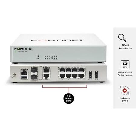 FortiGate-80F ファイアウォールアプライアンス - プラス1年間 FortiCare Premium と FortiGuard 統合脅威保護 (UTP) (FG-80F-BDL-950-12)_1