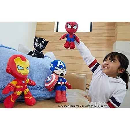 Marvel Plush Character Figure， 8-inch Ironman Super Hero Soft Doll in Fun-to-Touch Fabrics， Collectible Gift for Kids ＆ Fans Ages 3 Years Old ＆ Up_2