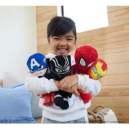 Marvel Plush Character Figure， 8-inch Ironman Super Hero Soft Doll in Fun-to-Touch Fabrics， Collectible Gift for Kids ＆ Fans Ages 3 Years Old ＆ Up_4