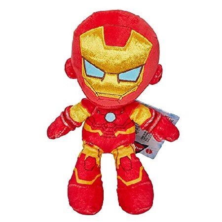 Marvel Plush Character Figure， 8-inch Ironman Super Hero Soft Doll in Fun-to-Touch Fabrics， Collectible Gift for Kids ＆ Fans Ages 3 Years Old ＆ Up_5