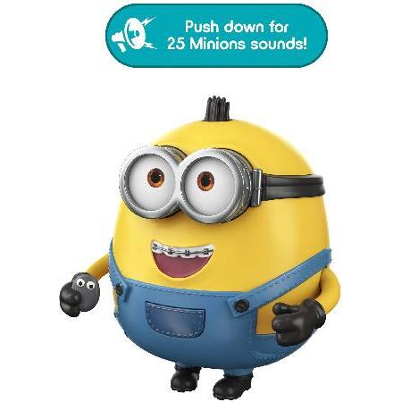 Minions: The Rise of Gru Sing ‘N Babble Otto Interactive Action Figure, Talking Character Toy with 25 Plus Talking ＆ Laughing Sounds 4-in Tall, Giftの画像