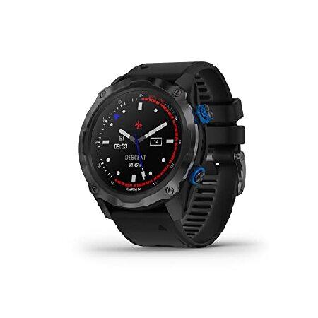 Garmin Descent Mk2i 腕時計型ダイブコンピューター エアインテグレーション マルチスポーツトレーニング/スマート機能 チタン+ブラックバンドの画像