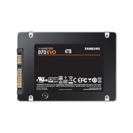 SAMSUNG SSD 870 EVO 4TB フォームファクター 2.5インチ インテリジェントターボライト マジシャン6ソフトウェア ブラック