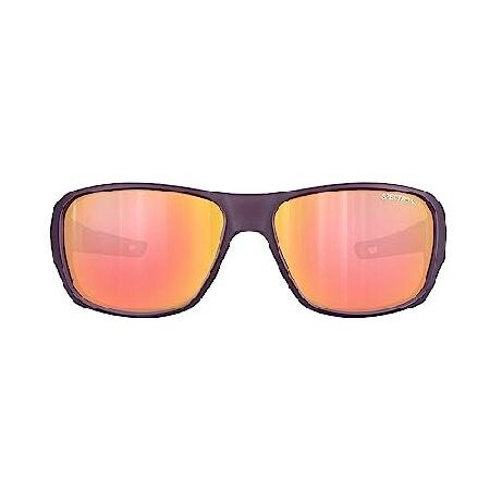 Julbo Rookie 2 Youth Sunglasses， Dark Purple Frame - Spectron 3 Rose Gold Mirror_1