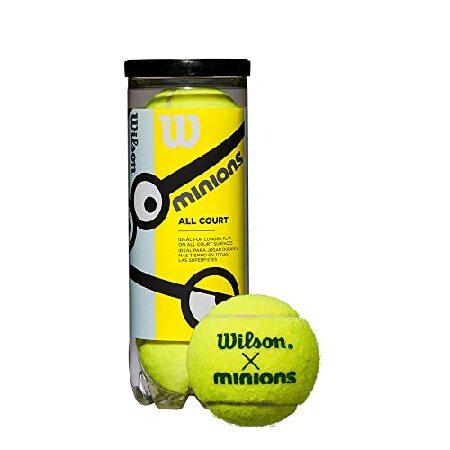 ☆テニスボール　ミニオン Wilson（ウイルソン） 硬式テニスボール MINIONS STAGE 1 TBALL