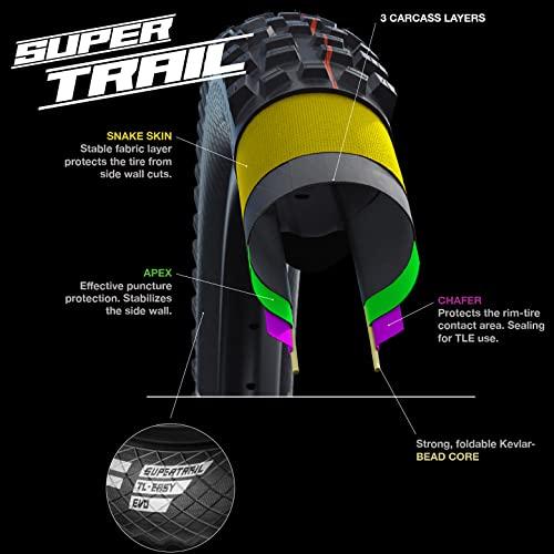 Schwalbe Nobby Nic Evolution Super Trail Addix Speedgrip TLE Folding Tyre, Black, 62-622 (29x2.40)｜awa-outdoor｜04