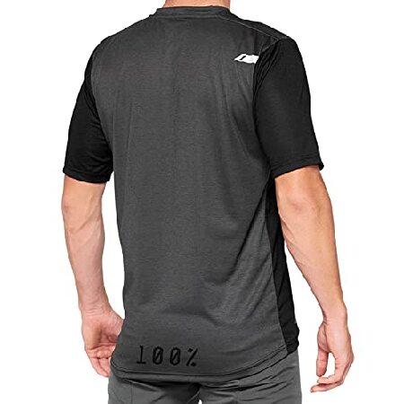 100% Airmatic Jersey - Men's Black/Charcoal, Mの画像