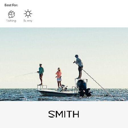 Smith Guide's Choice XL サングラス - 偏光 エクストララージ パフォーマンス スポーツ アクティブ サングラス - 男女兼用， べっ甲/クロマポップガラス偏光グリ