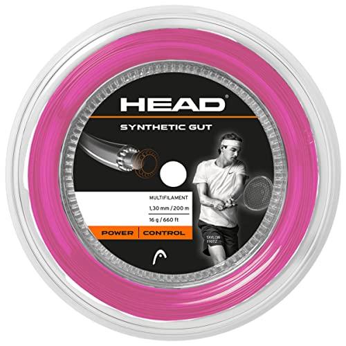 HEAD Synthetic Gut Tennis String Reel, 17 Gauge, Pink, 660 Foot Length :  b096mnd3py : AWAアウトドア - 通販 - Yahoo!ショッピング