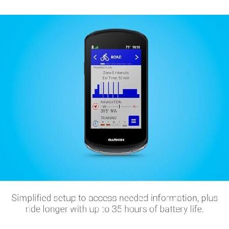 Garmin Edge(R) 1040, GPS Bike Computer, On and Off-Road, Spot-On Accuracy, Long-Lasting Battery, Device Onlyの画像