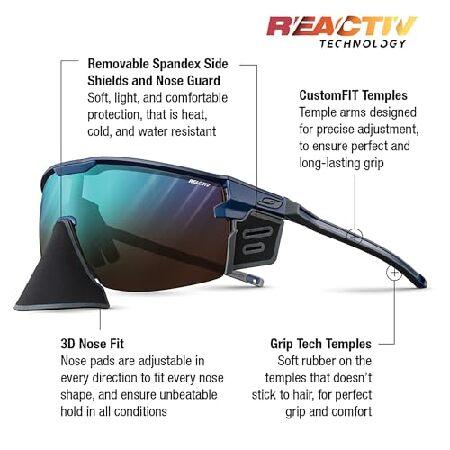 [Julbo] サングラス Ultimate Cover ダークブルー/ブルー。 One Size_1