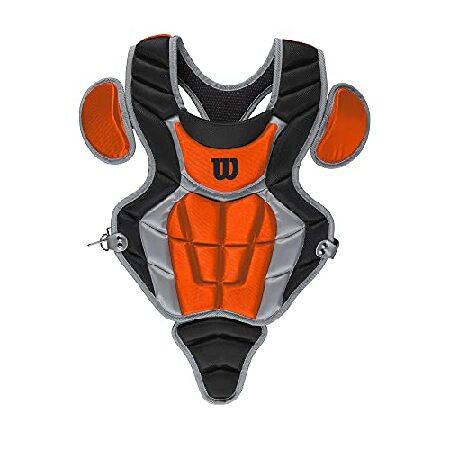 WILSON C200 ユースキャッチャーギアキット ブラック/オレンジ_2