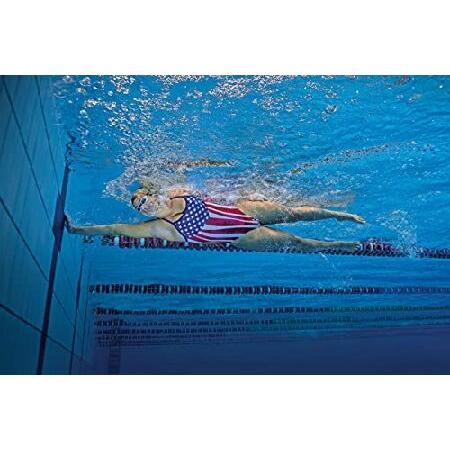 ARENA Women's Standard Print Challenge Back One Piece Swimsuit, Stars ＆ Stripes, 30_4
