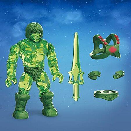 MEGA Construx Masters of the Universe Building Toys Set， Zombie He-Man Horde Pit with 70 Pieces， 1 Poseable Micro Action Figure and Slime Accessory， f_5