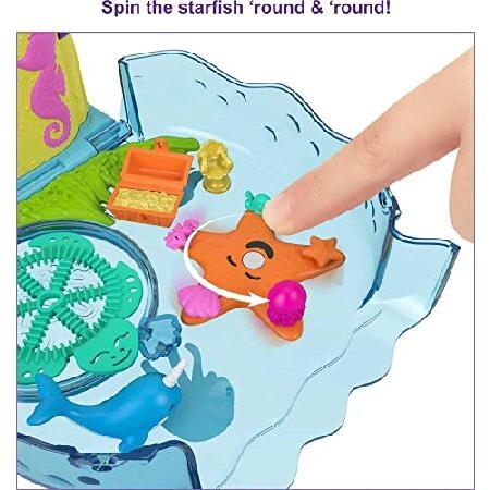 Polly Pocket Bubble Aquarium Playset with Polly ＆ Mermaid Micro Dolls， 2 Bubble-Making Features， Bubble Solution ＆ 18 Accessories， Pop ＆ Swap Piece_2