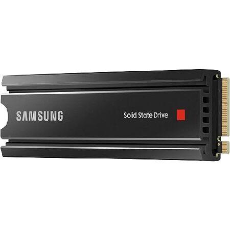Samsung 980 PRO SSD ヒートシンク付き 2TB PCIe Gen 4 NVMe M.2 内蔵ソリッドステートハードドライブ 熱制御 最高速度 PS5対応 MZ-V8P2T0CW ブラック_2